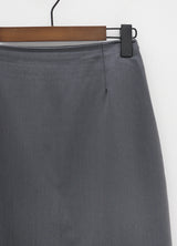 サイドスリットロングスカート / Side slit long skirt (3color)