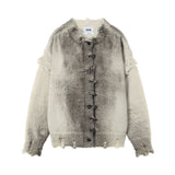 [23FW LSD COLLECTION] スプレーオーバーサイズカーディガン  [aespa ウィンター着用]