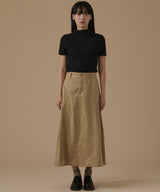 HALF SLEEVE HIGH NECK TOP