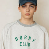 ホビークラブラグランスウェットシャツ/HOBBYCLUB RAGLAN SWEATSHIRT_GREEN
