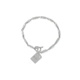 スクエアクロスチェーンブレスレット / SQUARE CROSS CHAIN BRACELET
