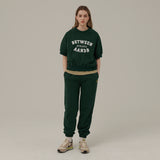 ラグランショートスリーブスウェットシャツ / RAGLAN SHORT SLEEVE SWEATSHIRT_DEEP GREEN