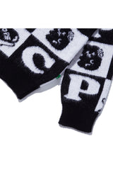 Hope Checker-Board Cardigan_Black (6678734831734)