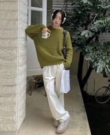 ボーイフレンドオーバーニット (3 color)