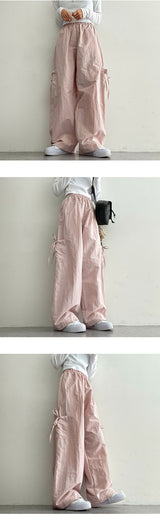 Cardinylone Ribbon Cargo Pants