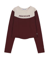 [NF] ターニングクラシックステッチクロップＴシャツ