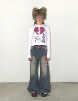 Letter From Aliene Long Sleeve WHITE