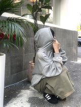 Daily slit cargo bendable long skirt