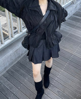 デイリープリーツノームコアデニムスカート / Daily Pleats Normcore Denim Skirt