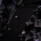 [UNISEX] Reversible Faux Fur and Double-Breasted Padded Coat (Purple) (6656403243126)