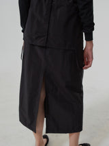 NYLON REVERSE LONG SKIRT (6682318274678)