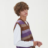 CASHLIKE BLENDED KNIT VEST_PURPLE (6610824691830)