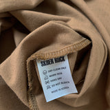 STICKY GHOST LONG SLEEVE T-SHIRT LIGHT BROWN (6612498382966)