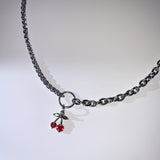 Baby cherry_necklace (6672851501174)