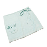 チェリーテリーラップスカート / CHERRY TERRY WRAP SKIRT [MINT]