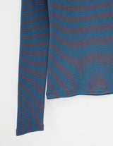 シンストライプウォームポーラーTシャツ/Thin Stripe Warm Polar T-shirt (4color)
