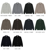 LMN Deep Cashmere Hachi Collar Cardigan (10 colors)