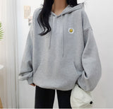 フラワー刺繡フーディー / Flower embroidered hood