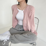 Round Neck Cardigan