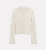クロッププリーツシャツ / CROP PLEATS SHIRTS (WHITE,SKIN,BLACK)