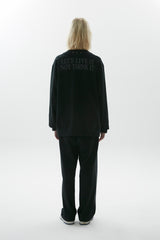 スプライスドデニムジャケット / Spliced denim jacket (black)