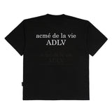ベイビーフェイスベアマフラーボーイショートスリーブTシャツ ブラック