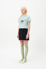 チェリーアーチロゴクロップTシャツ / CHERRY ARCH LOGO CROP T-SHIRT [MINT]
