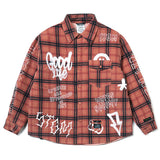 ブラックブックパデッドアウトシャツ / 22 BLACKBOOK PADDED OUT SHIRTS IVORY / YELLOW / ORANGE