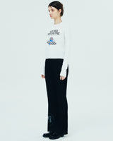 ROMAN TYPO PLEATS PANTS-BLACK (6680869765238)