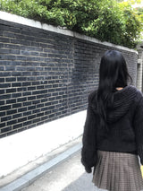 Aki Checkered Pleats Skirt