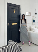 Cargoporket long skirt