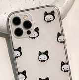 ニャングトブラックパターンフォーンケース / Nyangto Black Pattern Phone Case