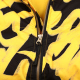 スワーリングロゴフーディーウェルロンパーカ/BSR2223FWJK002 SWIRLING LOGO  HOODIE WELLON PARKA YELLOW