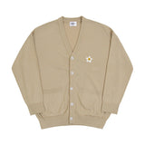 フラワードット刺繍ニットカーディガン / Flower Dot Embroidered Knit Cardigan_Beige