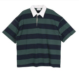 No.0176 R カラーストライプハーフTシャツ
