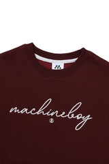 シグネチャースウェットシャツ / SIGNATURE SWEAT SHIRTS - BURGUNDY
