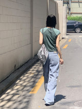 シャケットグロッシーメタルグロッシーストリングバックパック