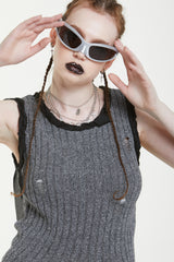 リボンノースリーブトップス / RIBBON SLEEVELESS TOP