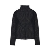 Layered See-through Top [BLACK] (6638351614070)