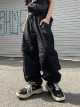 サマーナイロンバルーンダブルカーゴパンツ / Summer nylon balloon double cargo pants