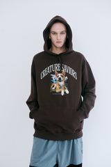 ラッキージャングルパーカー / BSR2223FWPO057 LUCKY JUNGLE HOODIE BROWN