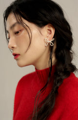 pearl navi earring - white