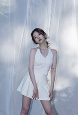 マリリンニットホルター / Marilyn knit halter - white