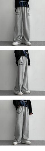ハートストリングバンデッドウエストパンツ/Hearts String Lettering Banded Waist Pants