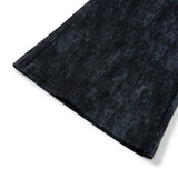 Graphic Semi-Bootcut Pants [NAVY] (6674496618614)