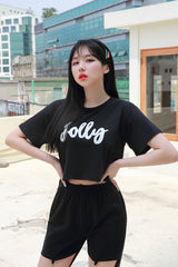 ジェリークロップ半袖Tシャツ / TOP(8137) Jelly Crop Short Sleeve Tee