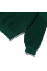 Reverse Bear Patch Crewneck_Green (6684839510134)