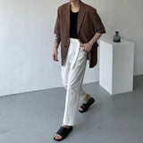 SI リネン半袖ジャケット / SI Linen Short-Sleeved Jacket (2 colors)