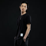 ベーシックパッチショートスリーブT/BASIC PATCH SHORT-SLEEVED T-BLACK