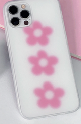 ブラーリングフラワーピンクフォーンケース / Blurring Flower pink Phone Case